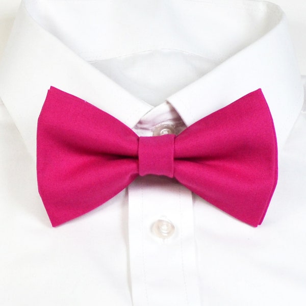 Begonia Bow tie, Fuchsia Pink bow tie , boys bow tie,baby bow tie,adult bow tie,groomsmen bow tie,wedding bow tie,  Begonia