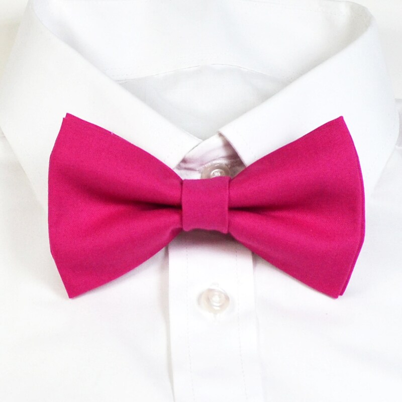 Boy's Bow Tie 19248 Pink/Multicolor Plaid main image 1