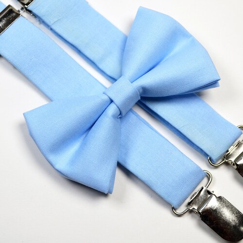 Ice Blue Bow Tie for Man Baby Children Adult Men's Bow Etsy