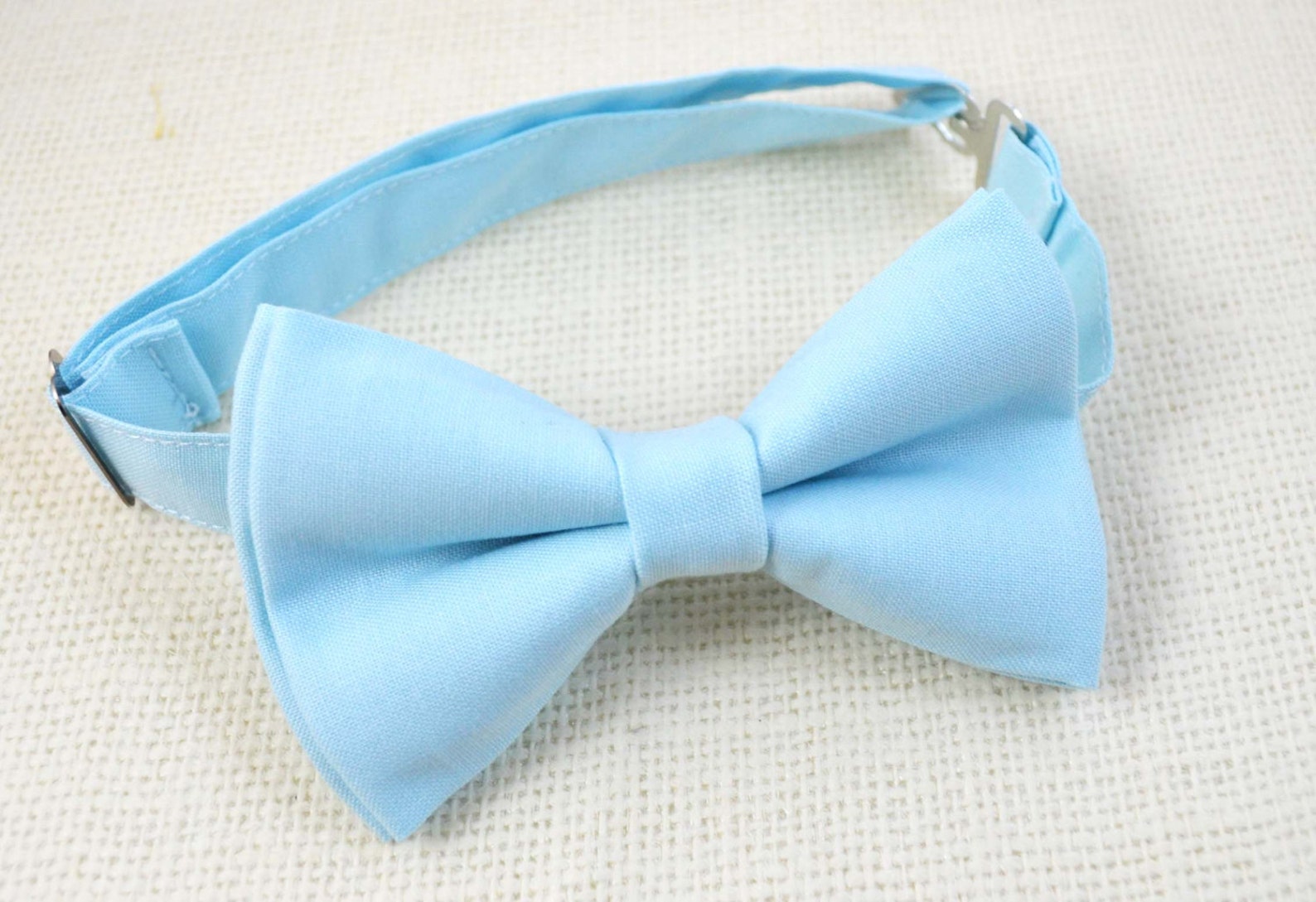Baby Blue Bow Tie Boys Bow Tiebaby Bow Tieadult Bow Etsy