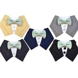 Halstuch für Hunde/Katzen/Hundebänder/Hochzeits-Bandana für Hunde/Hund/Sage Grün/weiß/schwarz/grau/beige/marineblau/schwarz/grau/beige/grau/beige