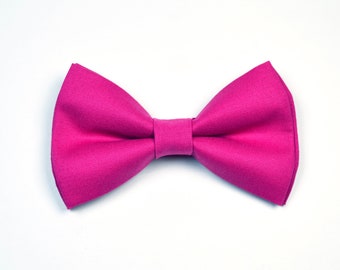 Begonia Bow tie, Fuchsia Pink bow tie For Valentine's Day/Boys/Men/Kids/Babys/Outfit/Pink Tie/Gift For Him