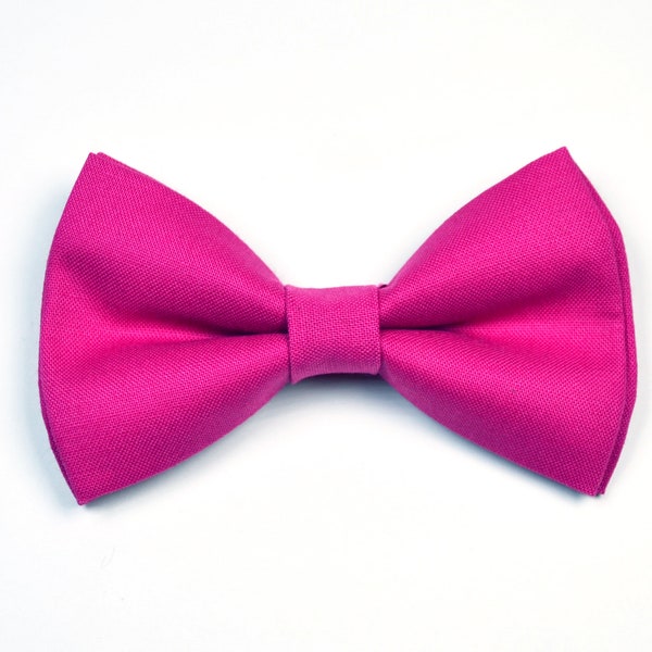 Begonia Bow tie, Fuchsia Pink bow tie For Valentine's Day/Boys/Men/Kids/Babys/Outfit/Pink Tie/Gift For Him