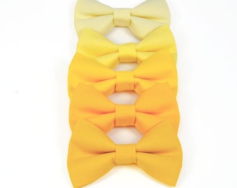 Yellow Bow tie for men bow tie for boys toddler bow tie Men's bow tie Easter bow tie Dog bow tie Wedding tie