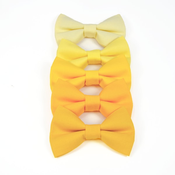 Yellow Bow tie for men bow tie for boys toddler bow tie Men's bow tie Easter bow tie Dog bow tie Wedding tie