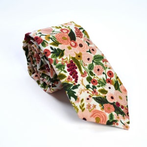 Cravatta floreale/Cravatta da matrimonio/Cravatta da giardino inglese/Per uomo/Ragazzi/Bambini/Ragazzi/Sposo/Neonati/Festa del papà/Matrimonio/Regalo per lui/bambino/figlio