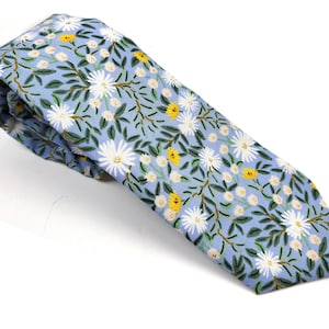 Cravatta Daisy Field Crem/Navy/Blu/Rifle Paper Co/matrimonio/Per uomo/bambini/Sposo/Regalo per lui/Rifle Paper Co/3 colori disponibili/neonato/figlio