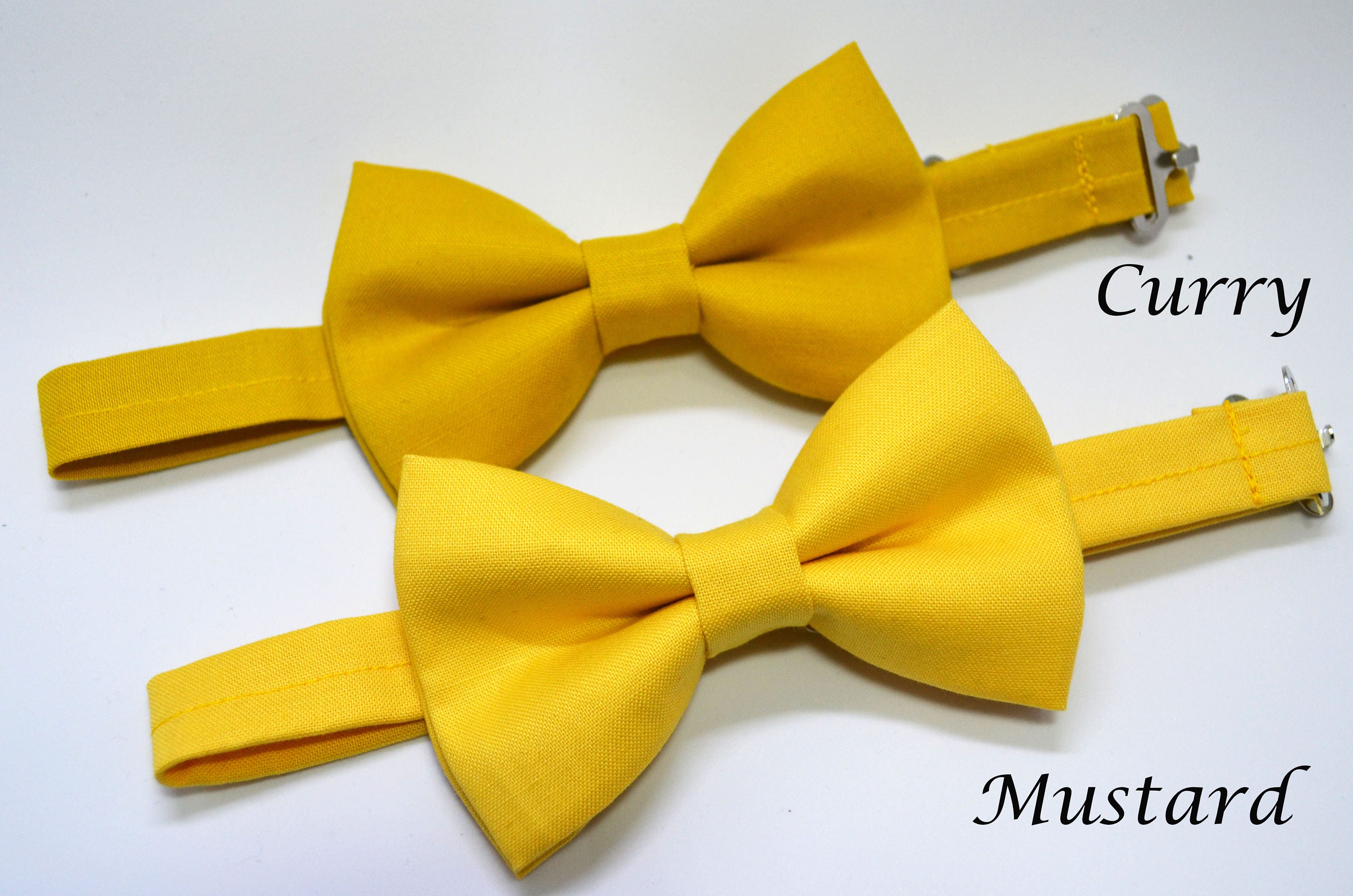 Black and Gold Mens Bow Tie for Men, Wedding Bow Tie Set