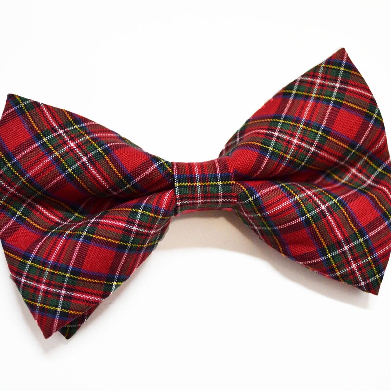 Chattan (Brown Stripe) Tartan Bow Tie main image 1