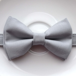 Light Gray bow tie/For Men/Boys/Children/Kids/Girl/Dog/Groomsmen/Baby's/Father's Day/Hairbow/Wedding/Gift For Him