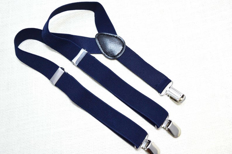 Navy Suspender and Sangria Bow Tie Sangria for - Etsy