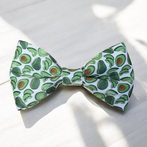 Avocado bow tie,tropical Bow Tie, Men&#39;s Bow tie, boy&#39;s bow tie, bow tie for dog, novelty bow tie, funny bow tie, gift for him, USA
