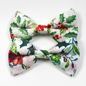Gravata borboleta de natal/para homens/meninos/crianças/meninas/gravata borboleta infantil/cachorro/arco de cabelo/casamento/presente para ele/visco/presente de natal/roupa de natal