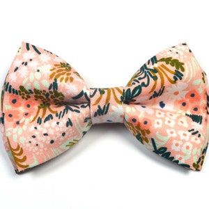 Petal Pink Floral bow tie/Englush Garden Meadow/For Men/Boys/Children/Groomsmen/Baby&#39;s/Father&#39;s Day/Hairbow/Wedding/Gift For Him