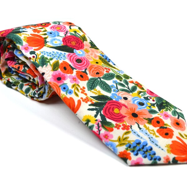 Floral Tie Etsy