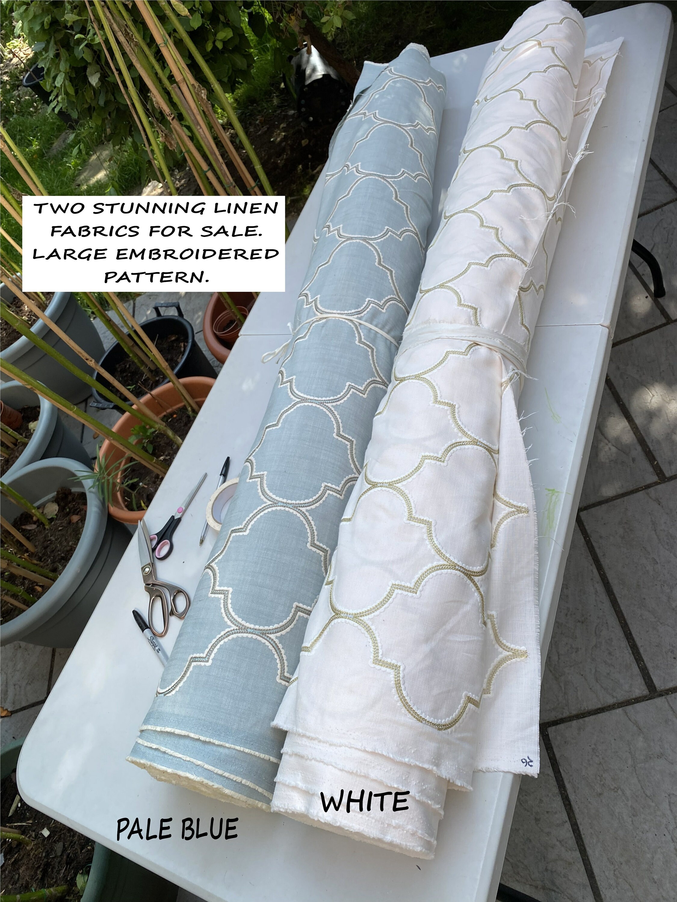 BLACK GOLD Floral Embroidered Dress Fabric for Sale by the Etsy