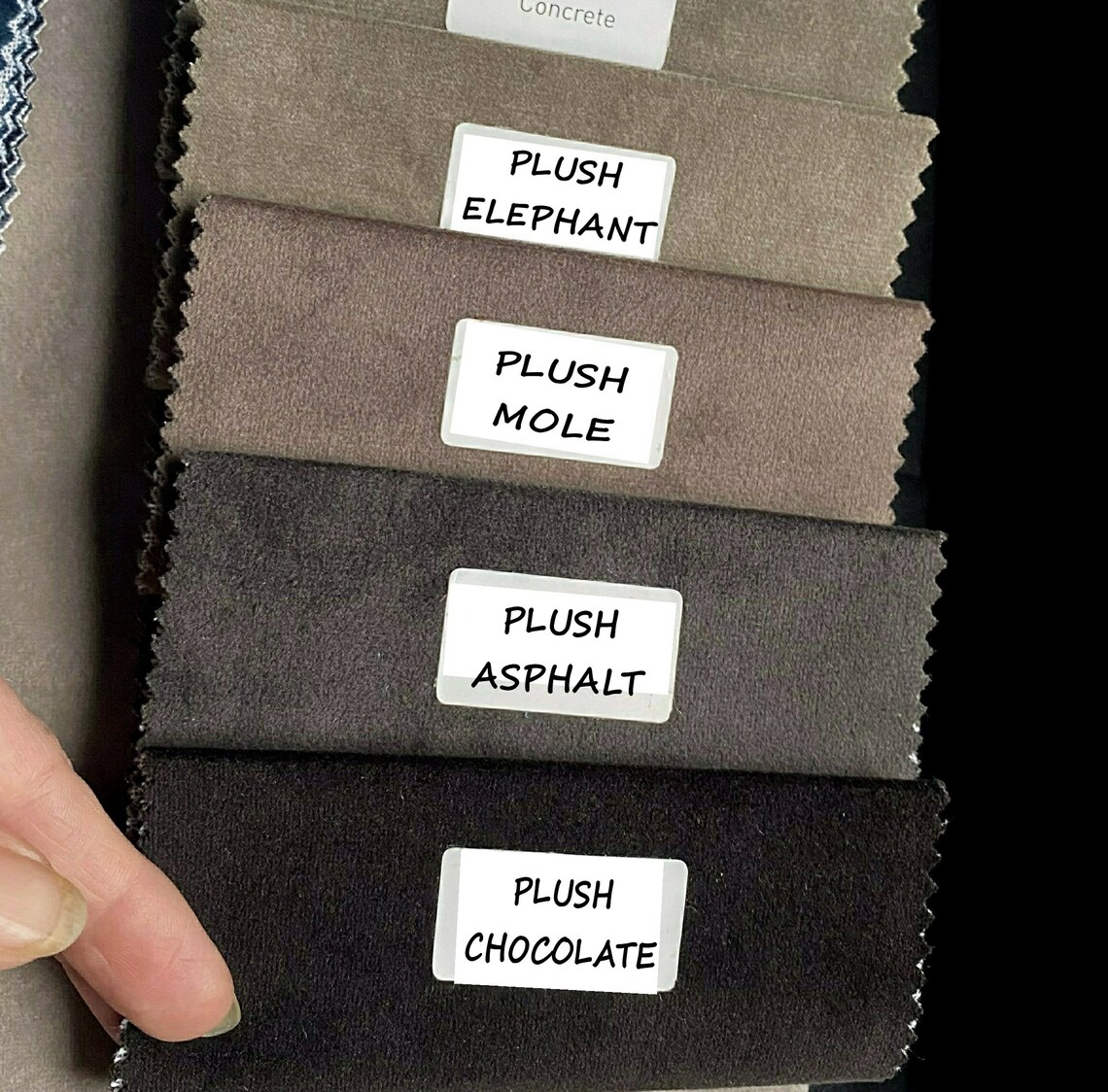 Neutral Made to Measure Velvet Curtains FABRIC SAMPLE. Living Room ...