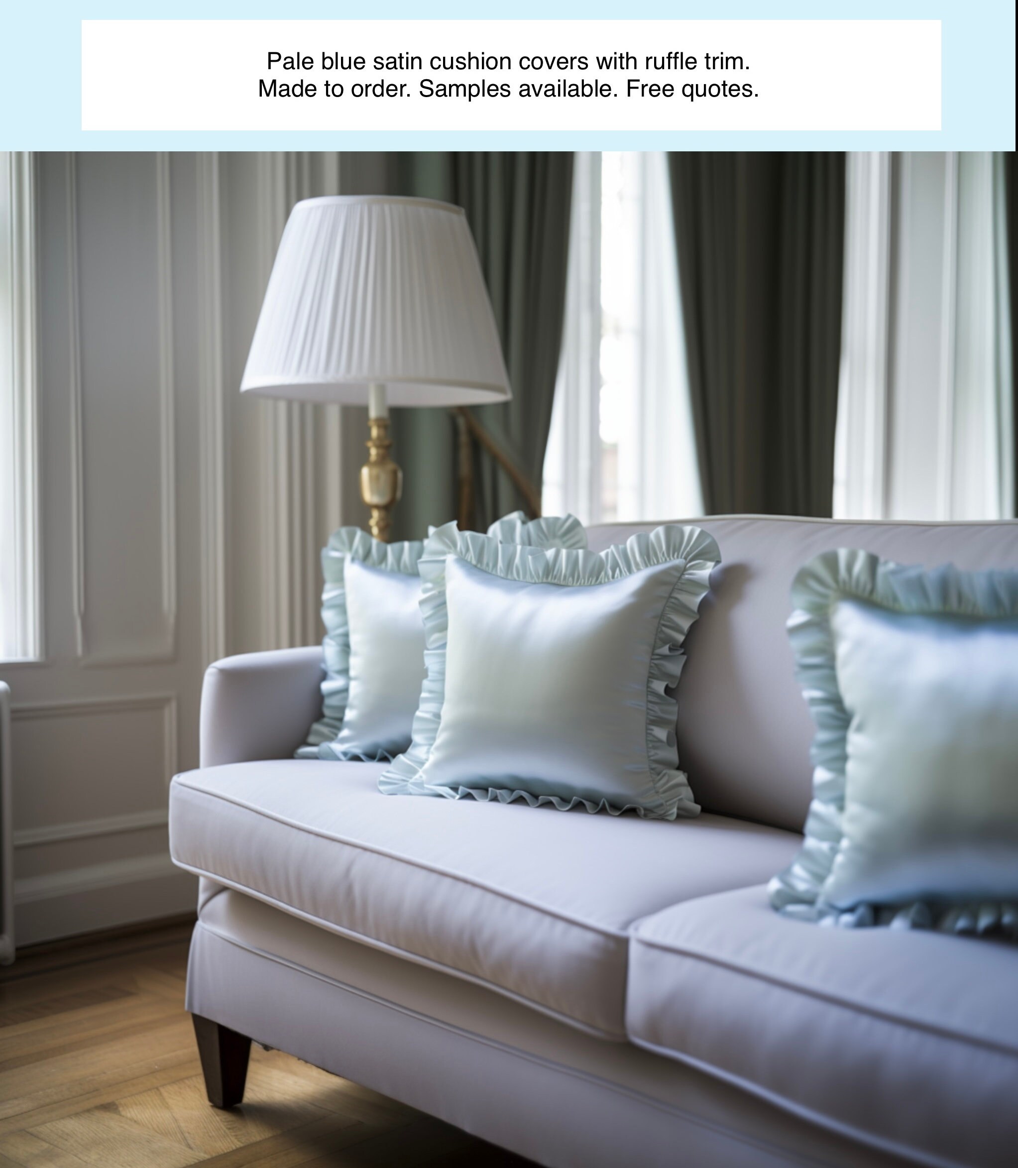 Pale blue cushion covers discount