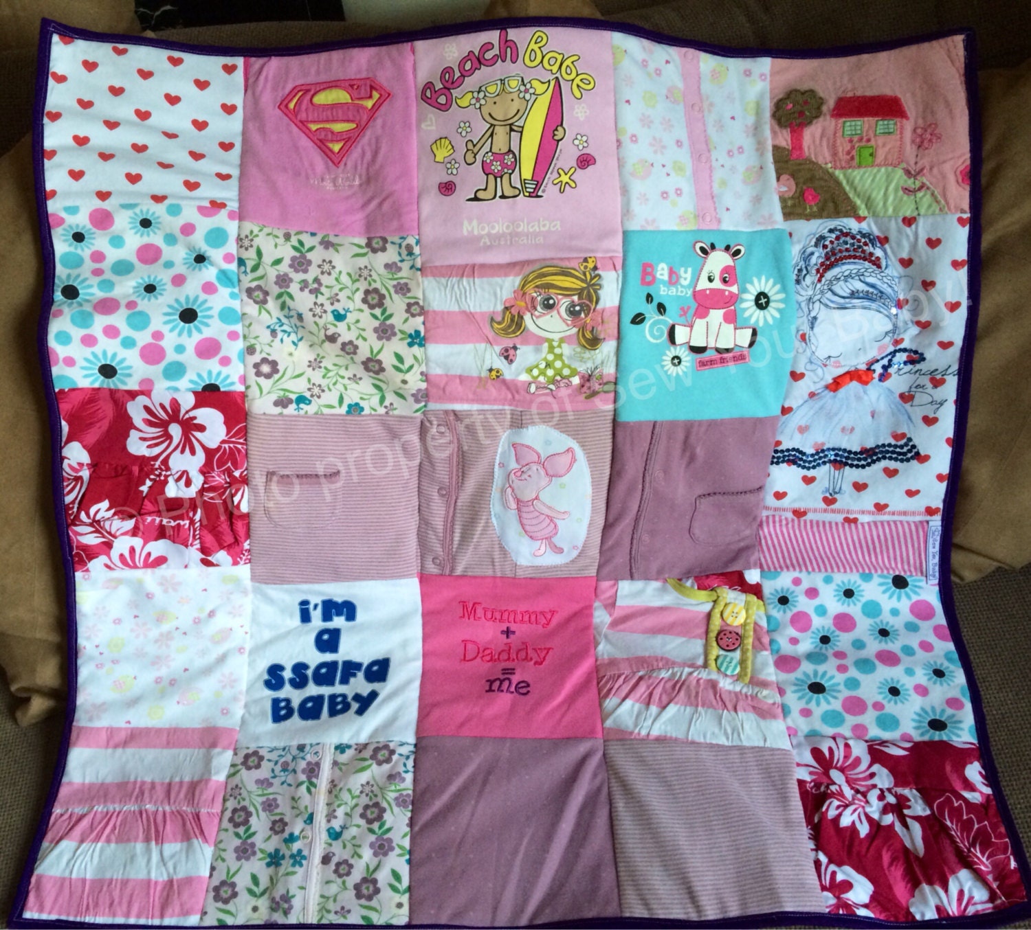 Memory Blankets made using your favourite clothes Etsy