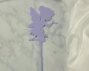 Fairy or Enchanted Garden Acrylic Cake Topper for your Cake