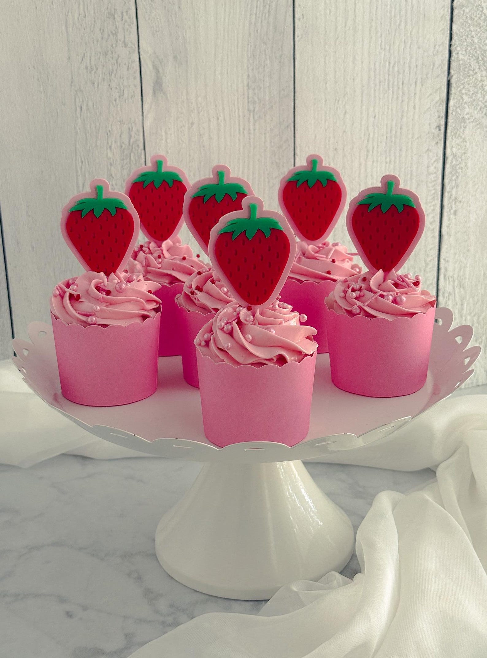 Strawberry Cake Decorating Kit Berry 1st Birthday Berry Sweet Cake ...