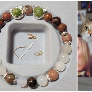 Cat Bracelet Personalized of your own pet. image 3