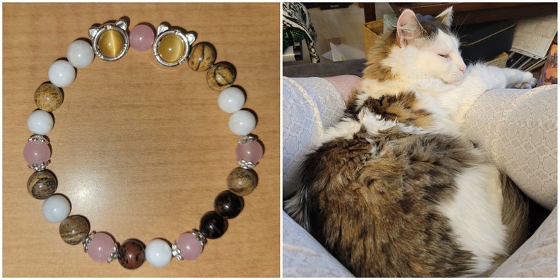 Cat Bracelet Personalized of your own pet. image 2