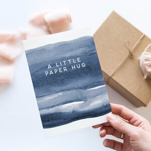 Carte de câlin en papier, carte Tu me manques, carte d'amitié, carte d'envoi d'amour, carte pensée à vous image 6