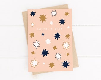 You're a star card, Just wanted to say card, Just a note card, Just because card, Friendship card