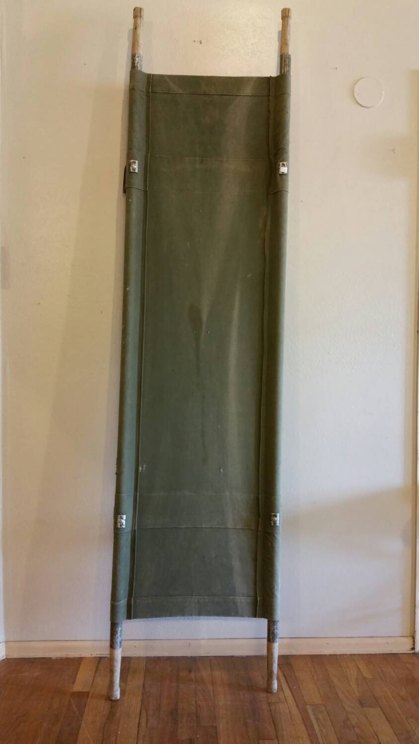 US Army Litter Medical Cot Army Surplus WWII Vietnam Etsy