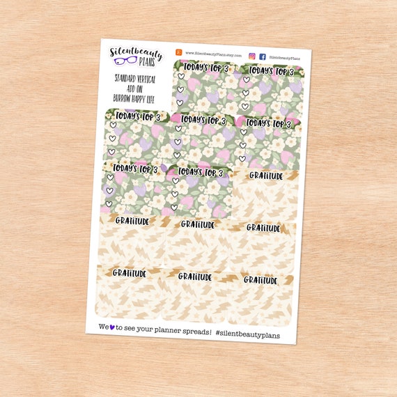 Silentbeauty Plans Burrow Happy Life 5 x 7 Album Large Sticker Album Full Sheet Sticker Storage