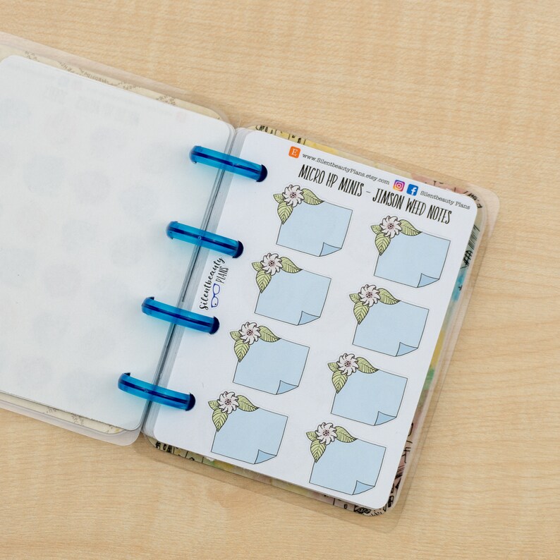 Jimson Weed Sticky Note Micro HP Stickers Planner Stickers
