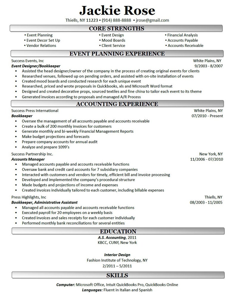Job Search 2011 - The Resume