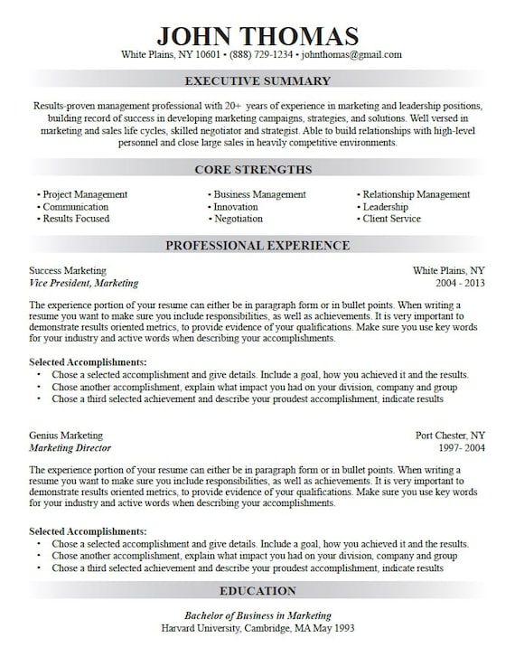 custom resume writers best