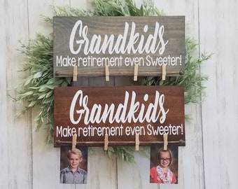 Retirement gift for women - Retirement gift for man - Retirement gift - wood sign - Home decor- retirement grandparents gift- grandma gift