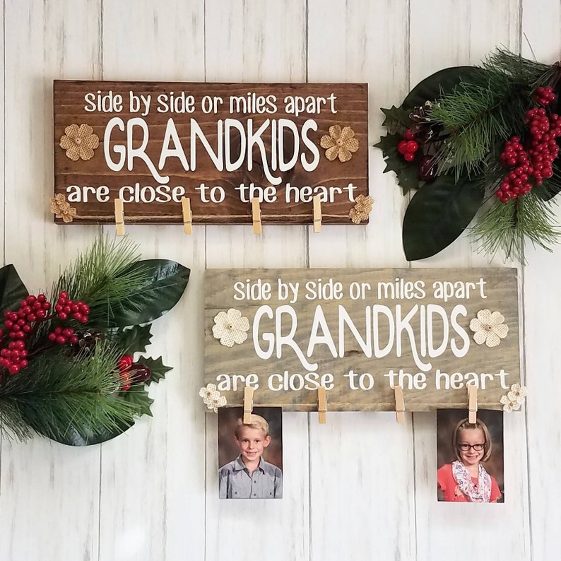 Christmas Gifts for Grandparents from grandkids Photo gift Etsy