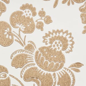 Schumacher Floral Damask Wallpaper - Etsy