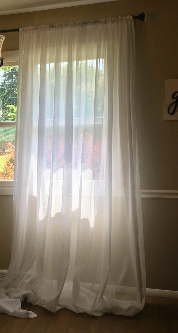 114 Wide Sheer Curtian Panel 5 Colors Any Length 114 Wide Sheer Curtian Panel 5 Colors, Extra Wide Sheer Curtains