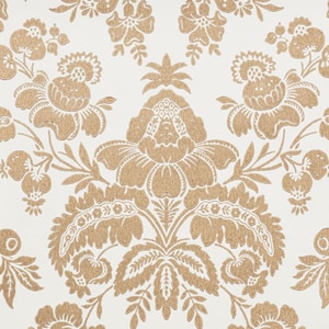 Schumacher Floral Damask Wallpaper - Etsy