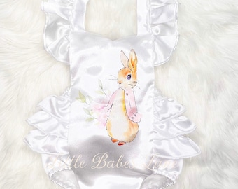 Flopsy Rabbit  Peter Rabbit, Easter bunny, easter, Peter rabbit birthday, Peter rabbit party, baby girl outfit, girls easter outfit, girl