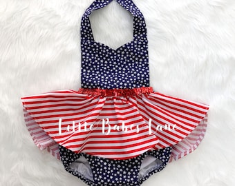 Girls 4th of July Independence Day Romper, baby romper, toddler romper, 4th of July, tutu romper, tutu, tutu dress, sequin romper
