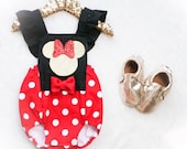 Minnie Mouse Romper, baby romper, toddler romper, Minnie Mouse, tutu dress, Disney, princess dress, Minnie Mouse birthday, Romper