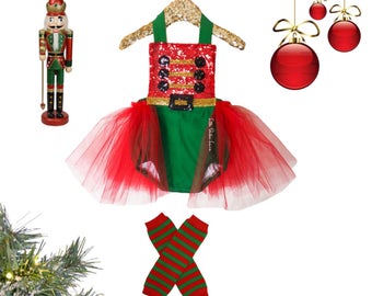 Christmas Nutcracker Romper / Christmas Romper / Holiday Romper / Baby Girl Romper / ONLY THE ROMPER
