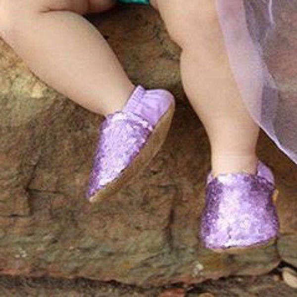 Purple Sequin Shoes, Mermaid shoes