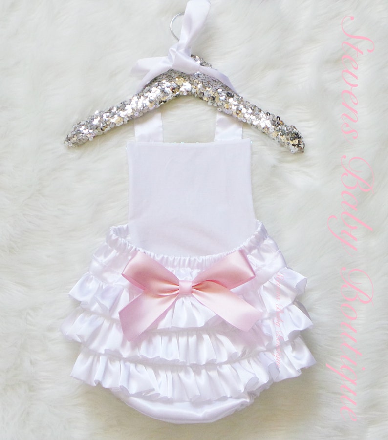 First Birthday Outfit Girl Baby Romper Toddler Romper Etsy
