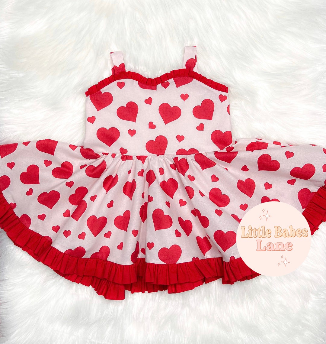 Valentines Dress Baby, First Valentines Dress, Valentines Day Outfit