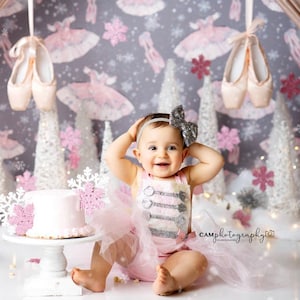 Princess Nutcracker Romper / Christmas Romper / Baby Girl Romper / Holiday Romper Girl / ONLY THE ROMPER