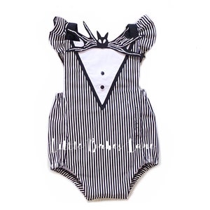 Jack Skellington Inspired Romper, first birthday romper, toddler girl romper, baby girl outfits, first birthday, cake smash outfit
