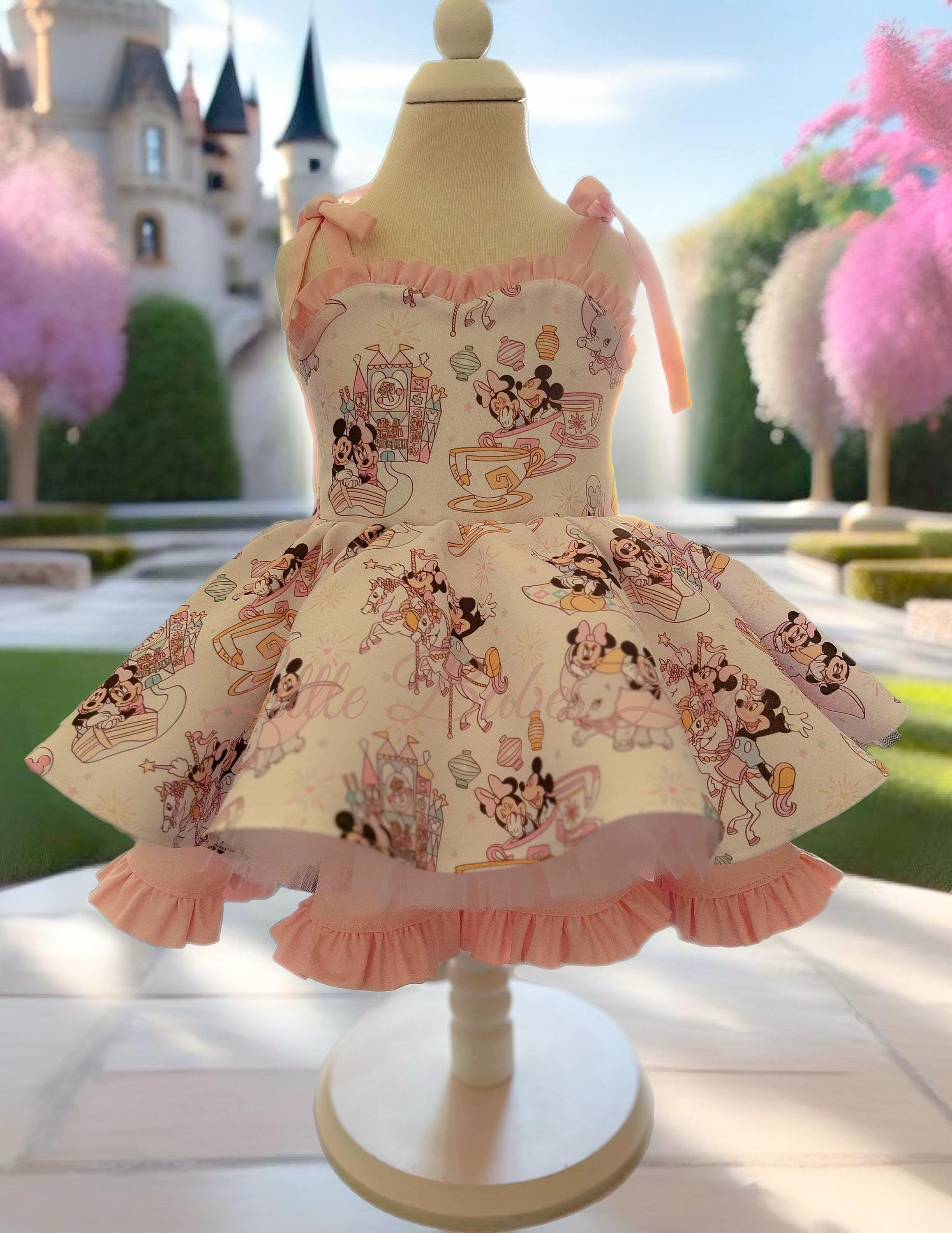 アンティーク雑貨 Vintage tutu dress with original rose . Vintage Flower Tutu Dress