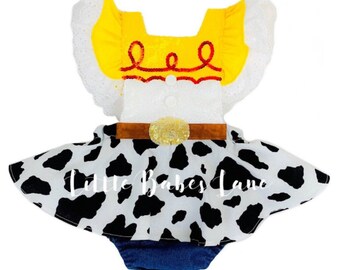 Cowgirl Inspired Romper / Toy Story / Jessie / Halloween Costume